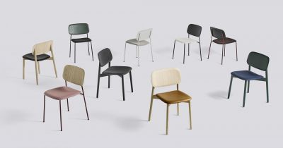 Soft Edge 60 Chair Wood Hay Soft Eiche schwarz HAY AA428 A156